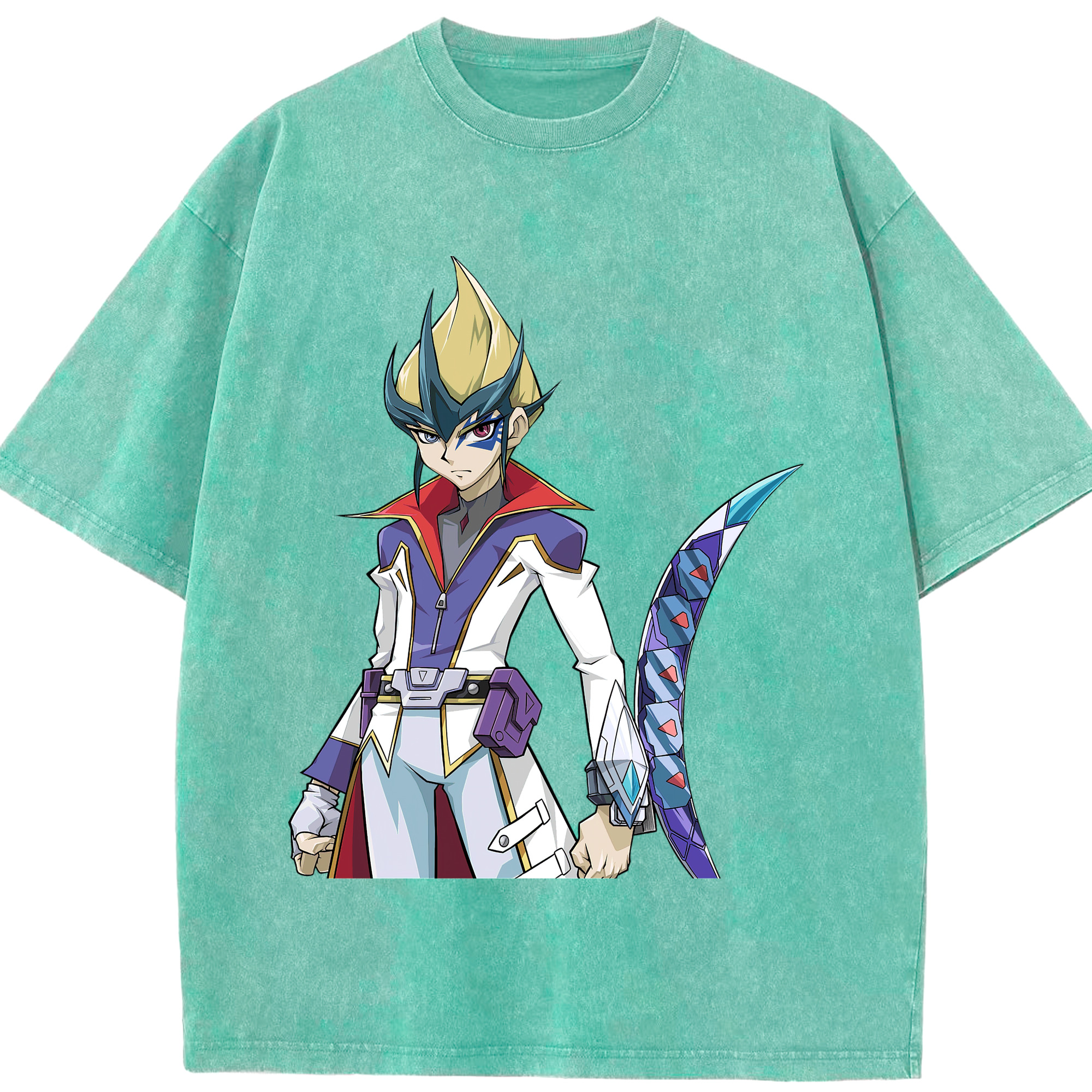 （画像用） 遊☆戯☆王 Yu-Gi-Oh! 綿100% ヴィンテージ風 半袖Tシャツ（フロントプリント）